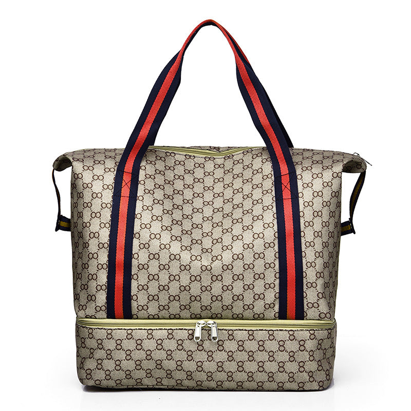 Wholesale Oxford Cloth Cow Pattern Travel Bag